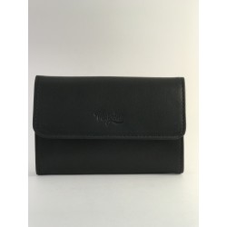 MARGENE 5004 PM PORTE MONNAIE PAPIERS CARTES NOIR