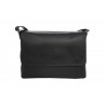 PERIER BESACE MARGENE CUIR NOIR GRAINE