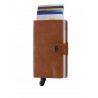 SECRID MINIWALLET VINTAGE COGNAC SILVER