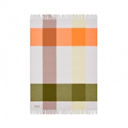Plaid Colour Blend Blanket Clementine